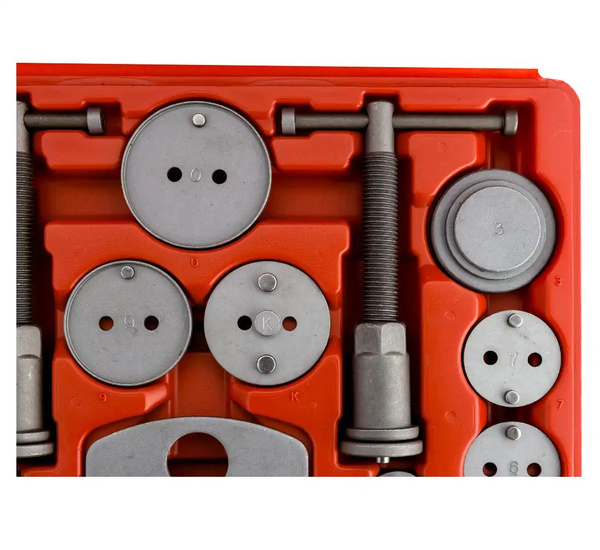 Zestaw do wyciskania tłoczków hamulcowych 18el. BOXO