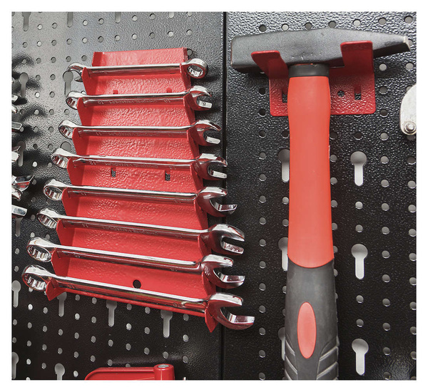 Zestaw haczyków 22el. do tablicy warsztatowej metalowej