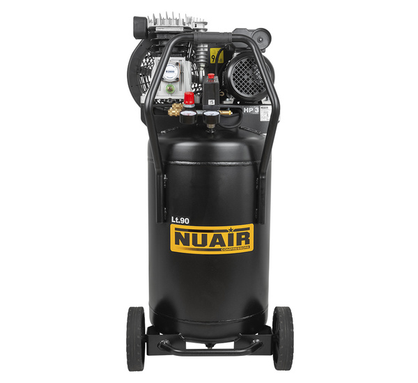 Kompresor Pionowy 90L Sprężarka 3kM - 230V wydajność: 330l/min NUAIR