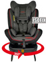Fotelik samochodowy ISOFIX 360 FORZA RED 0-36 kg uniwersalny