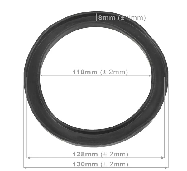 Nakrętka szybkomocująca - Guma tulei dociskowej 130mm