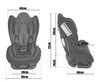 Fotelik samochodowy Bebico GT GREY 0-25kg