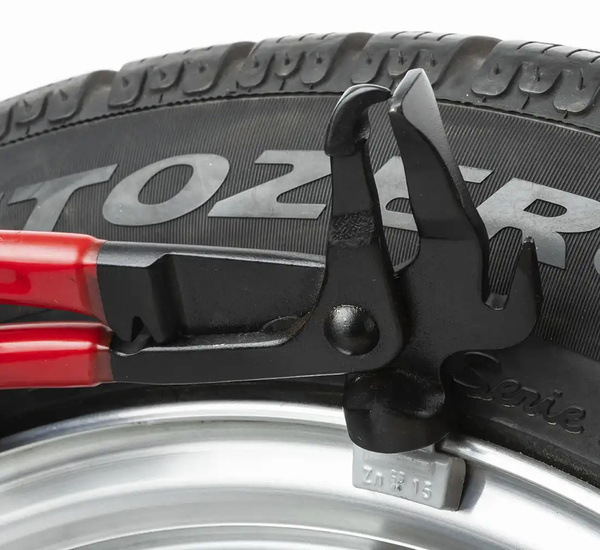 Szczypce do ciężarków nabijanych, cęgi wulkanizacyjne oksydowane