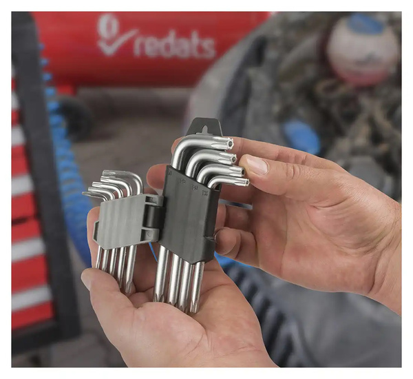 Klucze Imbusowe + Torx Mannesman zestaw 18el.