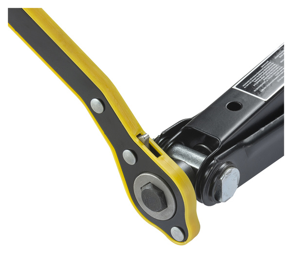 Podnośnik trapezowy 2T lewarek REDATS + klucz i nasadki - Zestaw do kół