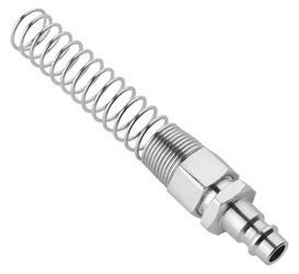 Wtyk z okuciem sprężynowym na wąż 12x8 mm