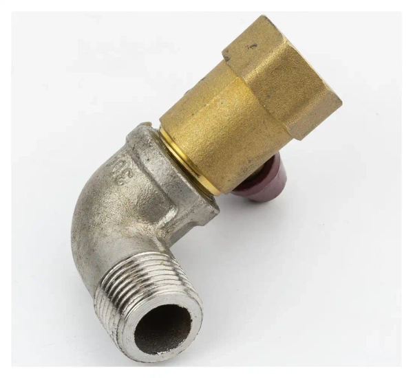 Zawór kulowy z kolankiem nyp. 1/2"" REDATS D200