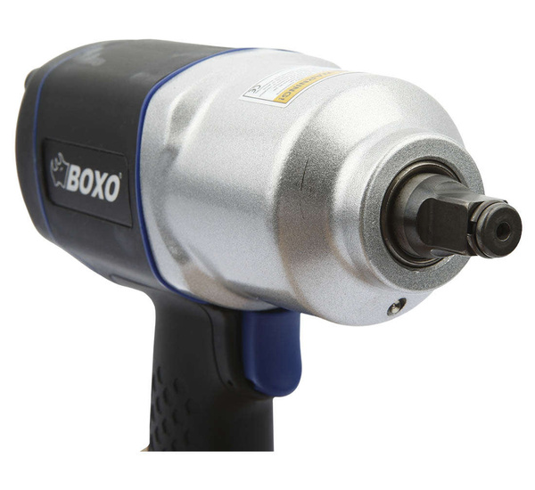ZESTAW Klucz pneumatyczny udarowy do kół BOXO 1280Nm 1/2" + wtyk 1/4"