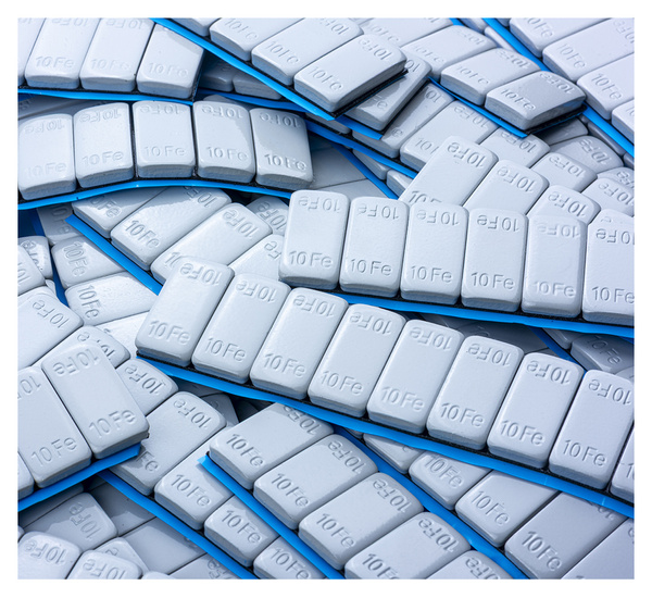 Ciężarki Klejone FE Powlekane Szeroka Taśma SUV 10g - 50 Pasków REDATS