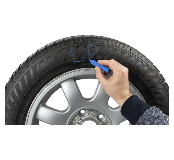 Kreda do opon, marker REDATS PREMIUM - niebieska niezmywalna