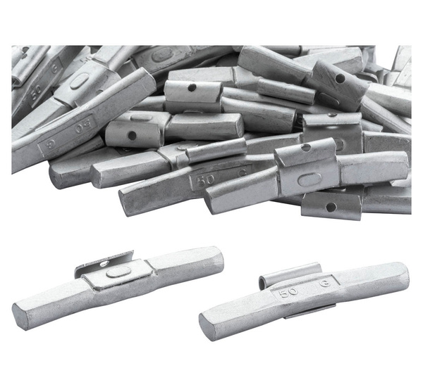 Ciężarki nabijane Fe do felg stalowych 50g - 50 szt. FIVESTARS