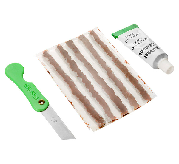 Zestaw naprawczy do kół SASZETKA czarna + CO2