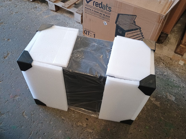 OUTLET Skrzynka narzędziowa REDATS pusta 9 szuflad Black