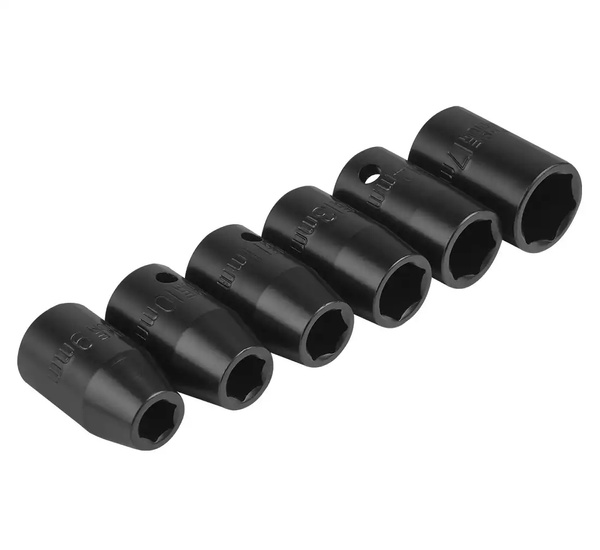 Nasadki Krótkie Stal CrV REDATS zestaw 10 szt 1/2"