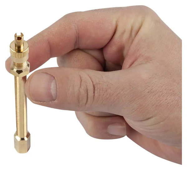 Przedłużka do zaworów wentyli metalowa do pompowania kół 100mm