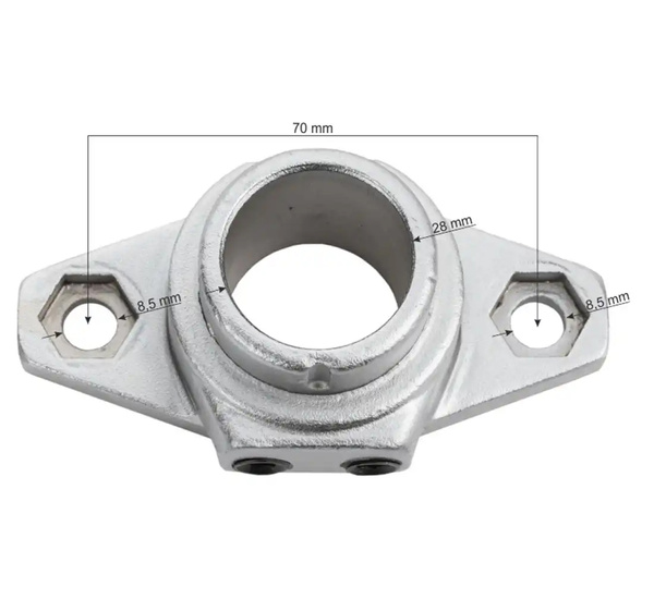 Uchwyt Adapter Montażowy do Stopki Kompozytowej HUNTER CORGHI SICE MONDOLFO HOFMANN BEISSBARTH HAWEKA