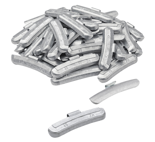 Ciężarki nabijane Zn do felg stalowych 45g - 50 szt. FIVESTARS