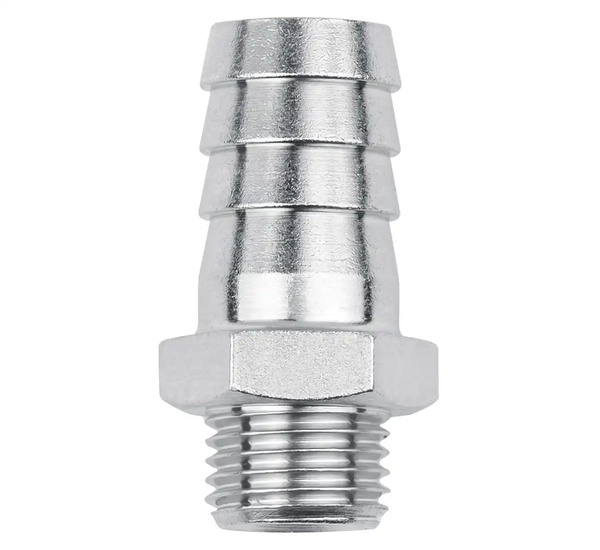 Nypel na wąż, króciec 13mm + gwint zewnętrzny 1/4" Rectus