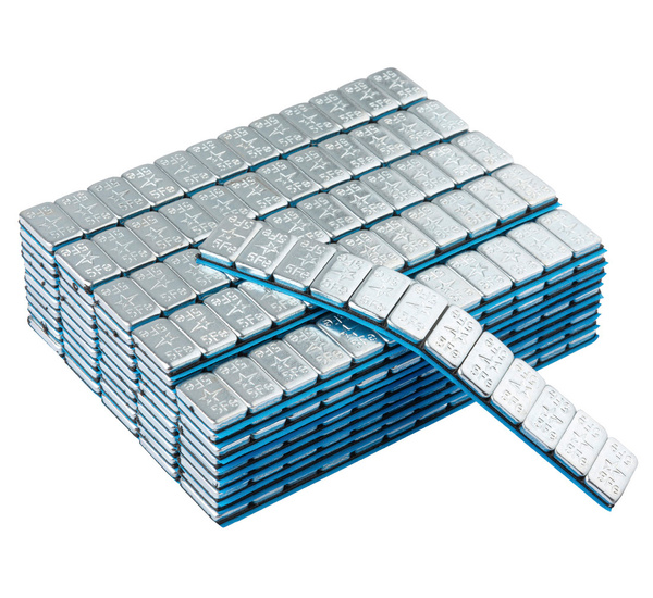 Ciężarki klejone Fe ocynk szeroka taśma 5g - 400 pasków FIVESTARS ROUND