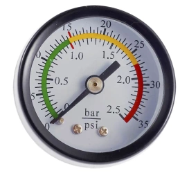 Manometr do Zlewarki D-110 Skala od 0 do 2,5 bar
