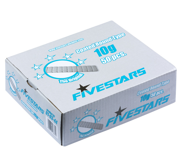 Ciężarki Klejone FE Powlekane Szeroka Taśma SUV 10g - 50 Pasków REDATS