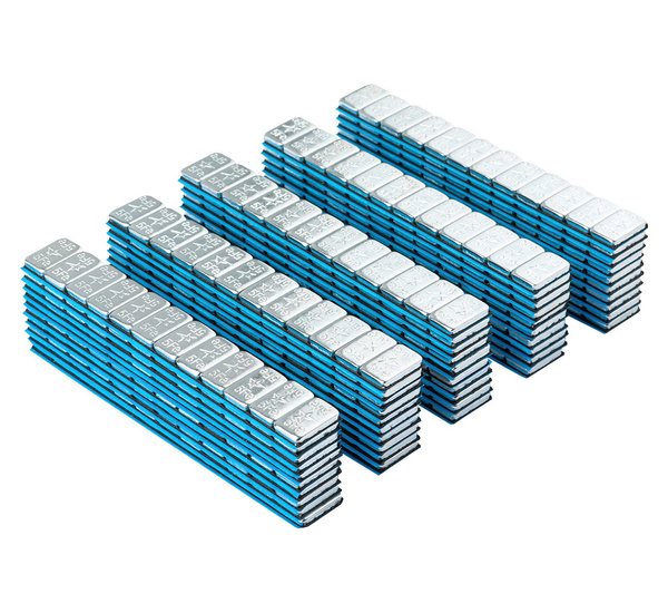 Ciężarki klejone Fe ocynk szeroka taśma 5g - 400 pasków FIVESTARS ROUND