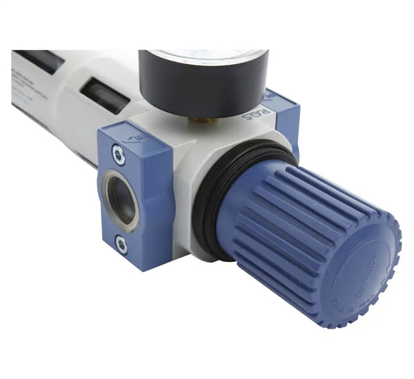 Odwadniacz powietrza reduktor 3/4" z manometrem RQS