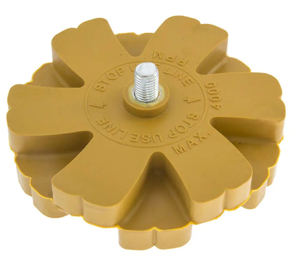 Krążek Gumowy do Usuwania Kleju na Wiertarkę Karbowany