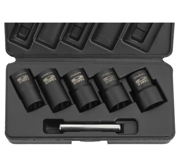 Nasadki do obrobionych śrub BAHCO - 5 szt