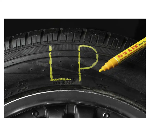 Marker olejowy do opon wodoodporny REDATS żółty - 12 szt