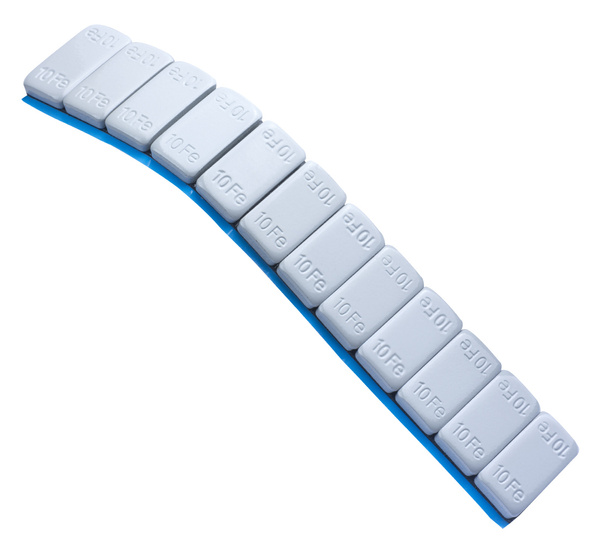 Ciężarki Klejone FE Powlekane Szeroka Taśma SUV 10g - 50 Pasków REDATS