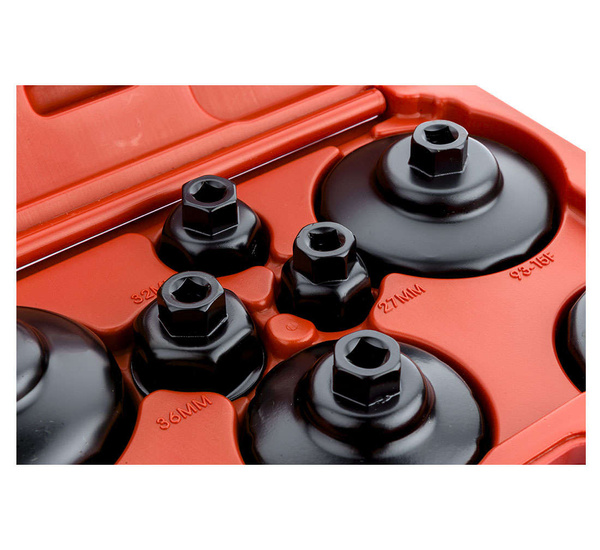 Klucze nasadowe do filtra oleju BOXO zestaw 9el