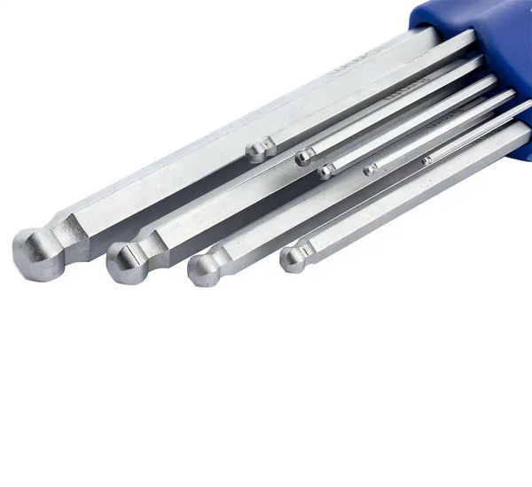 Klucze imbusowe ampule 9szt BOXO 175mm