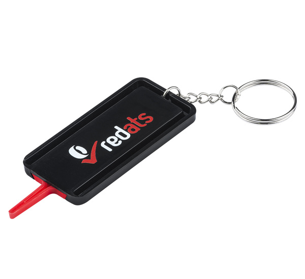 Miernik wysokości bieżnika opon brelok czarny