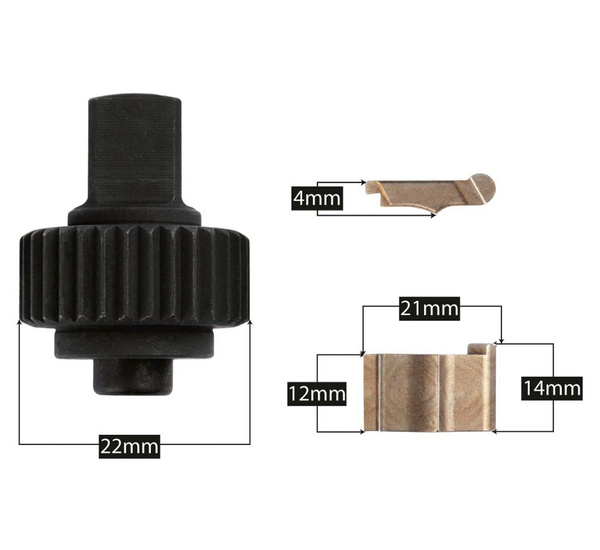 Zestaw naprawczy klucza dynamometrycznego TW 462-2D Boxo