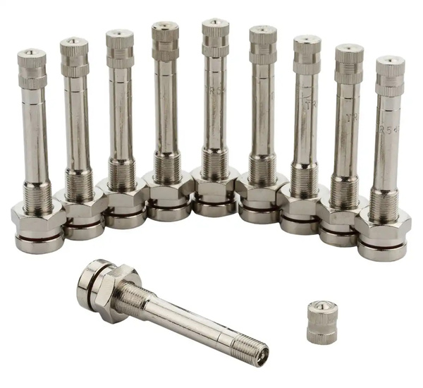 Zawory bezdętkowe ciężarowe chromowane TR 543 – 10 szt. REDATS