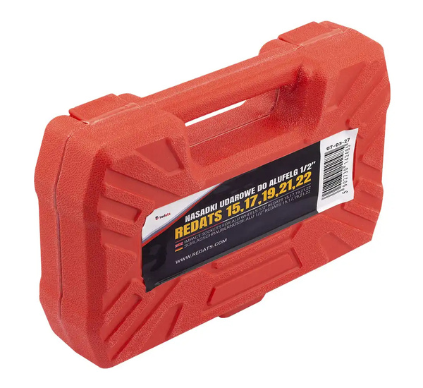 Nasadki udarowe do felg ALU 1/2" REDATS 15,17,19,21,22