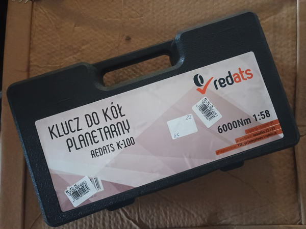 OUTLET Klucz do kół planetarny REDATS K-100 6000Nm 1:58
