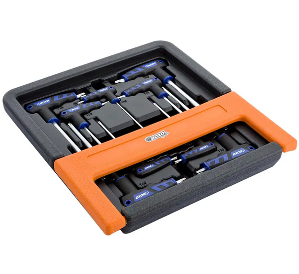 Klucze TORX typ T BOXO stojak 9szt