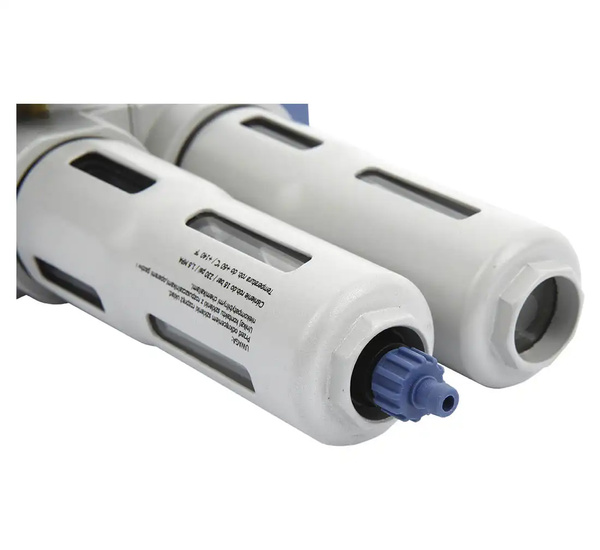 Regulator ciśnienia z odwadniaczem i naolejaczem 1/4" MINI RQS