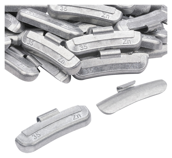 Ciężarki nabijane Zn do felg stalowych 35g - 50 szt. FIVESTARS