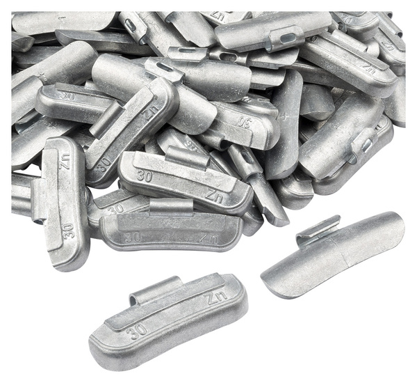 Ciężarki nabijane Zn do felg stalowych 30g - 100 szt. FIVESTARS