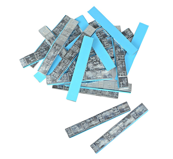 Ciężarki klejone Fe ocynk szeroka taśma 5/10g - 1 pasek FIVESTARS EDGY