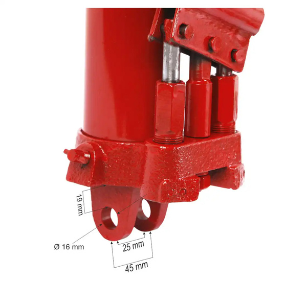 Siłownik Hydrauliczny Pompa Hydrauliczna Dwustopniowa 8T REDATS