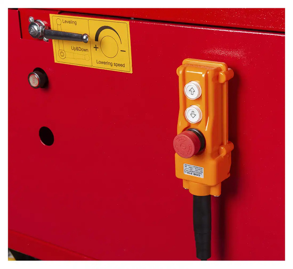 Podnośnik nożycowy mobilny do baterii, skrzyń biegów i silników 230V 1T REDATS LE-200