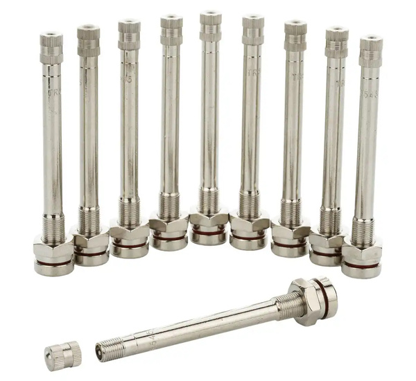 Zawory bezdętkowe ciężarowe chromowane TR 545 – 10 szt. REDATS