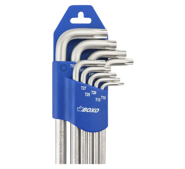 Klucze Torx BOXO długie zestaw 9szt