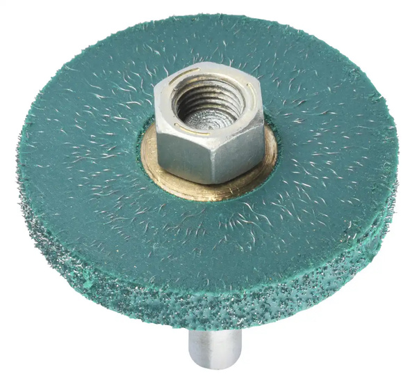 Szczotka Stalowa 50x7mm z PCV otwór 3/8 + Adapter