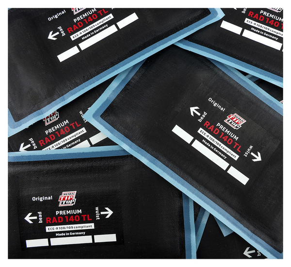 Wkład radialny Rema Tip Top Łatka 140 TL 100x195mm - 10 sztuk