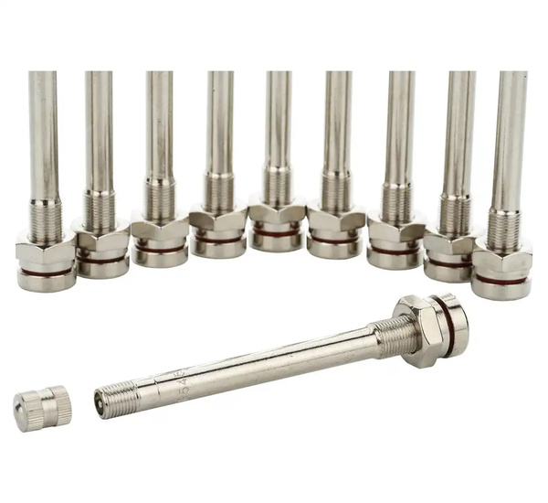 Zawory bezdętkowe ciężarowe chromowane TR 545 – 10 szt. REDATS